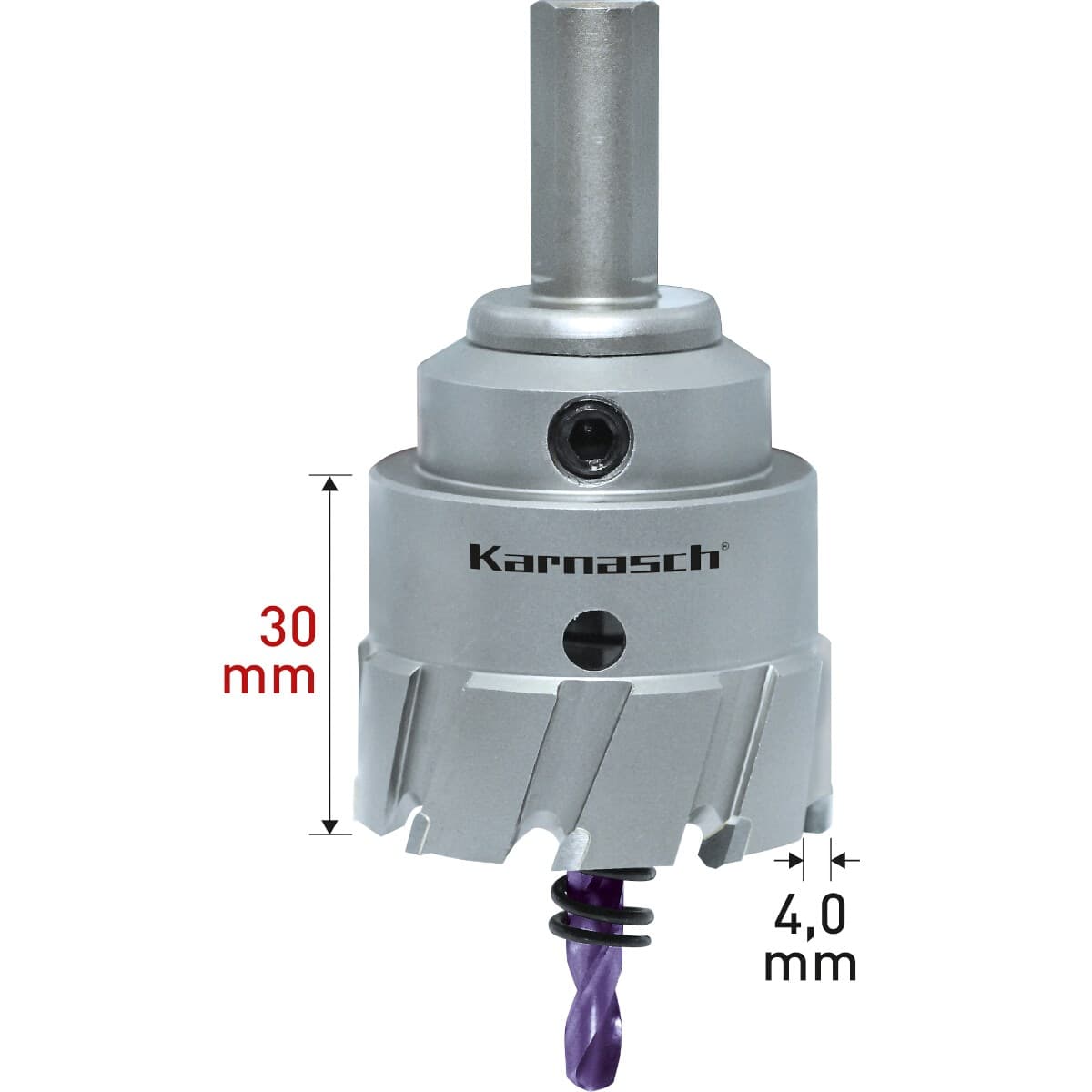 Твердосплавная коронка Karnasch Power-Max 30 Ø59х30 мм в сборе 20.1130-059