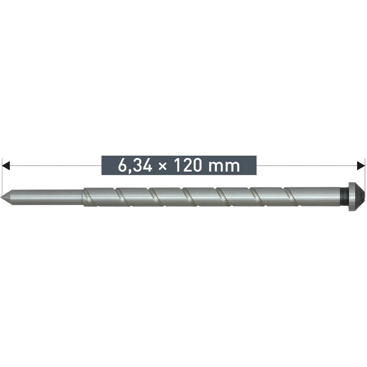 Выталкивающий штифт Karnasch 6,34×120 mm 20.1164