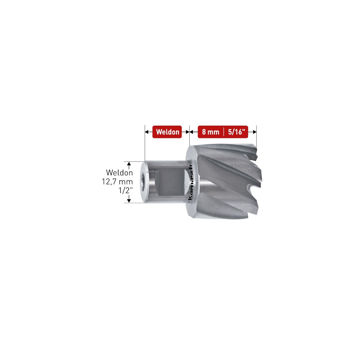 Корончатые сверла Karnasch MINI-LINE Ø16х8 мм 20.1230-016