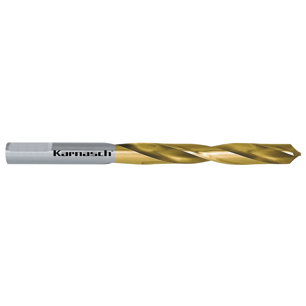 Сверло спиральное Karnasch HSS-Co5 Ø 5х50 мм с покрытием TiN 20.1840-020