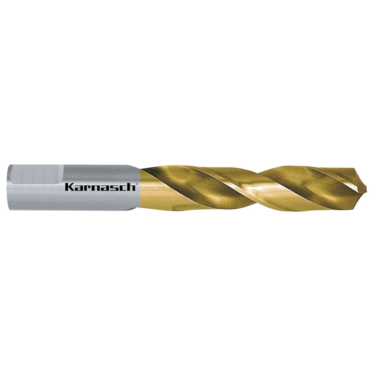 Сверло спиральное Karnasch HSS-Co5 Ø 10х50 мм с покрытием TiN 20.1840-070