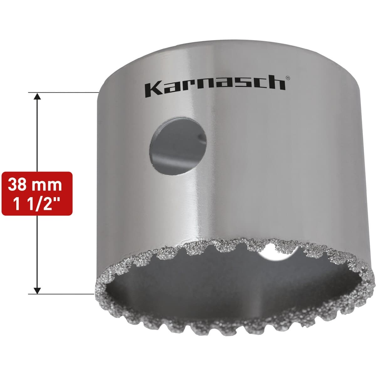 Коронка алмазная Karnasch DIAMOND-GRIT по стеклу и керамике Ø152х38 мм 21.1500-152
